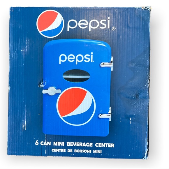 Pepsi Other Mini Fridge Cooler Special Retro Pepsi Edition Of 6 Can Poshmark